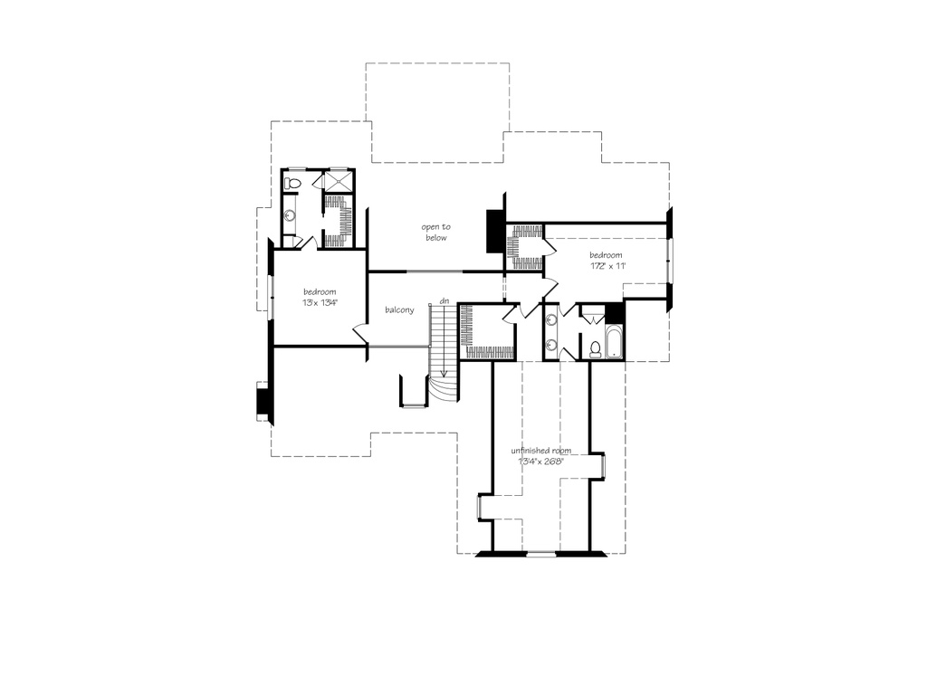 Allendale - Upper Level Floor Plan