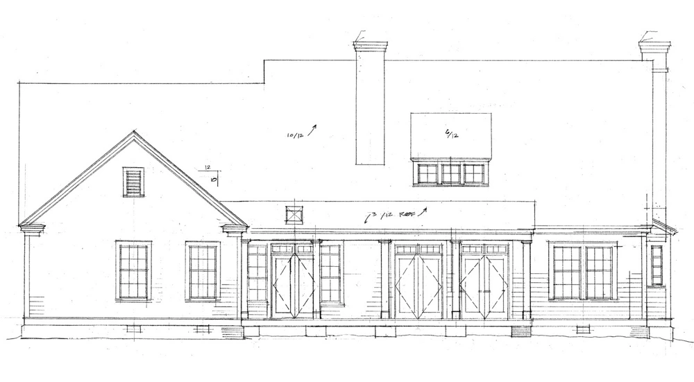 New Merry Oaks Rear Elevation