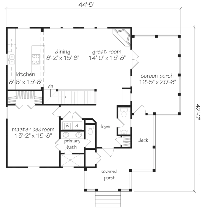 Cricket Cottage Main Floor