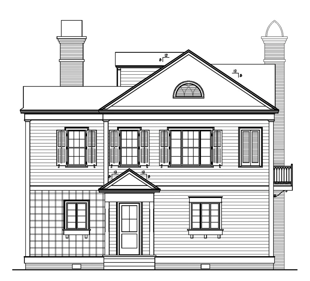 Taylor Creek Rear Elevation