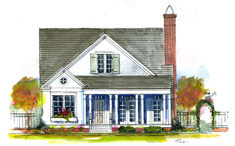 Cherry Hill Front Color Rendering