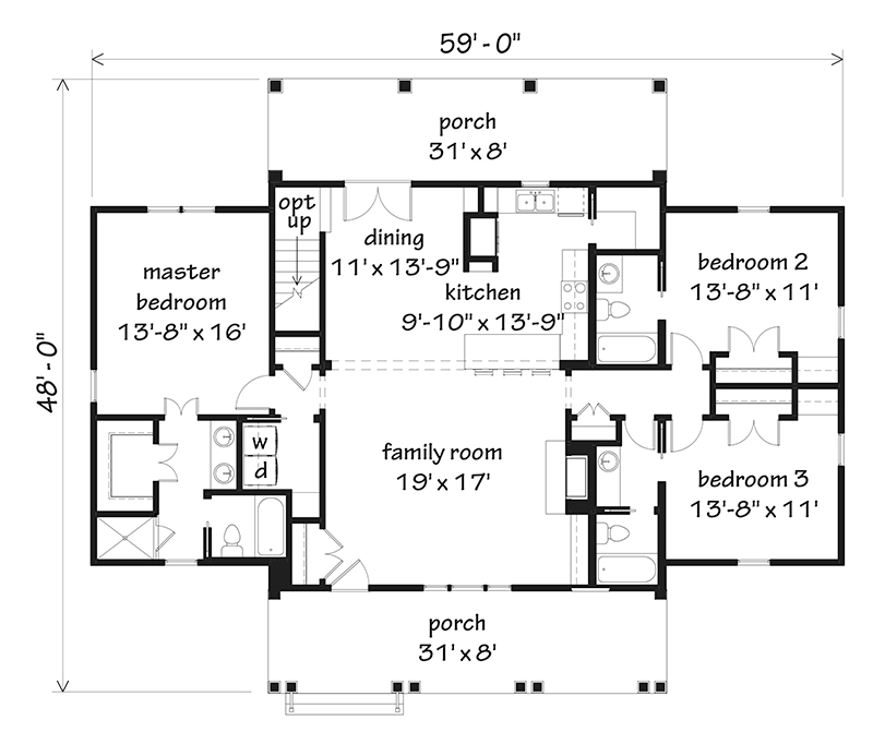 Magnolia Cottage Floor Plan