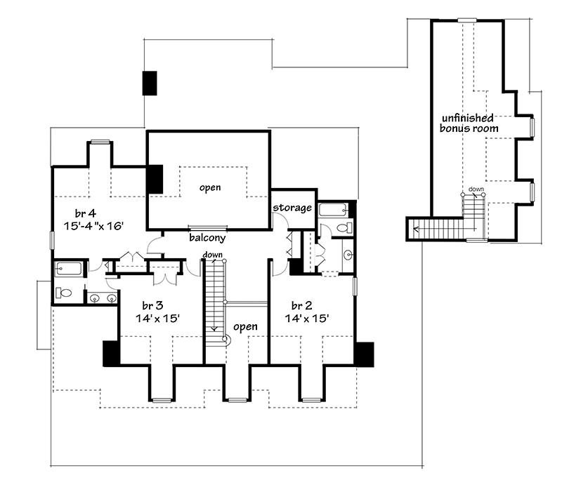 Livingston - Upper Floor Plan