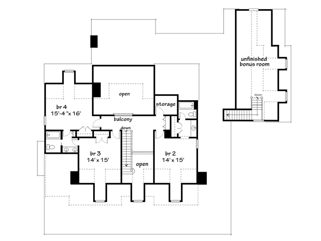 Livingston - Upper Floor Plan