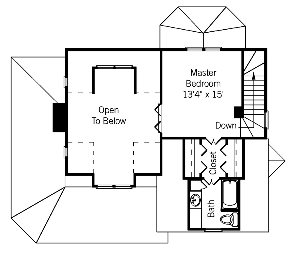 Rustic Beach Cottage Upper Floor