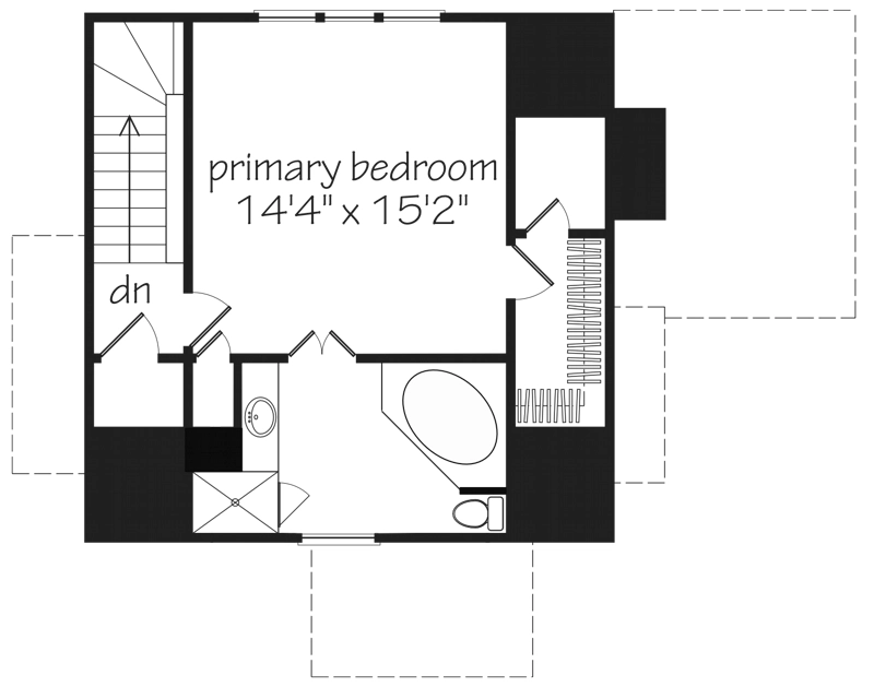 Foxglove Cottage Upper Floor