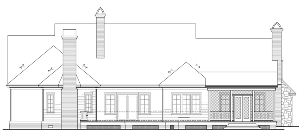 Carrington Court Rear Elevation