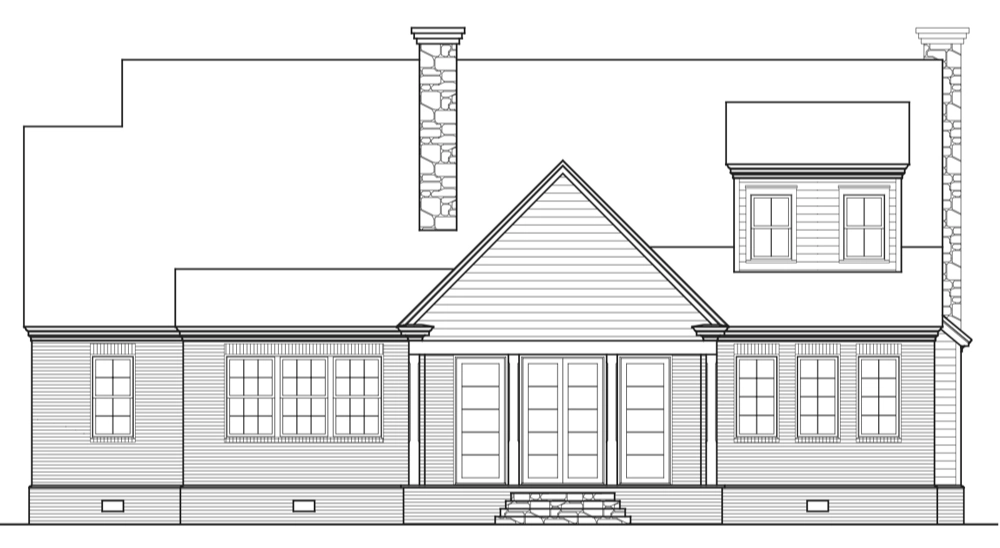 Allendale - Rear Elevation