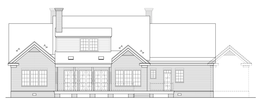 Graham Landing Rear Elevation