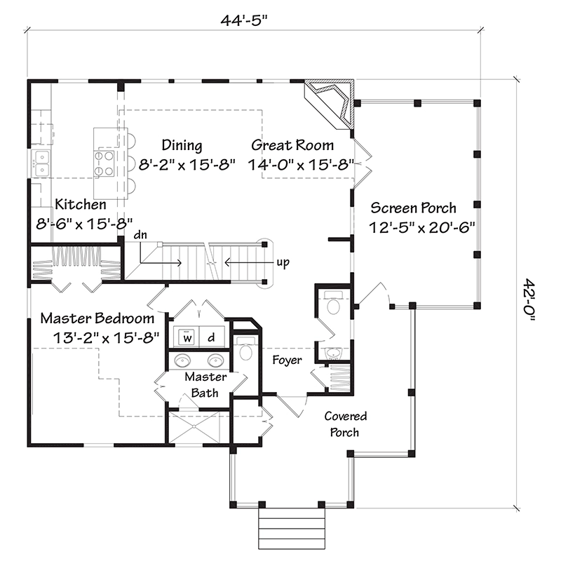 Skitter Creek Cottage Main Floor