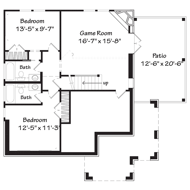 Skitter Creek Cottage Lower Level