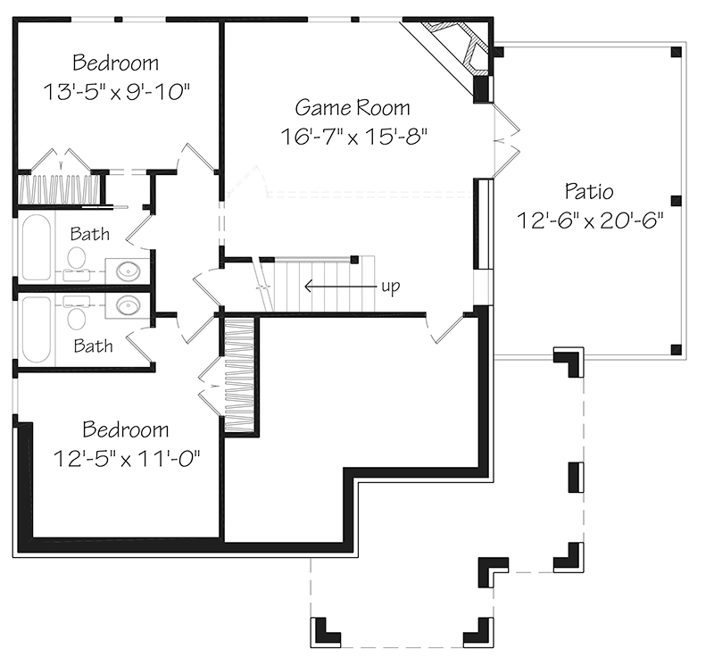 Bucketmouth Bungalow Lower Level