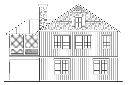 Bucketmouth Bungalow Rear Elevation