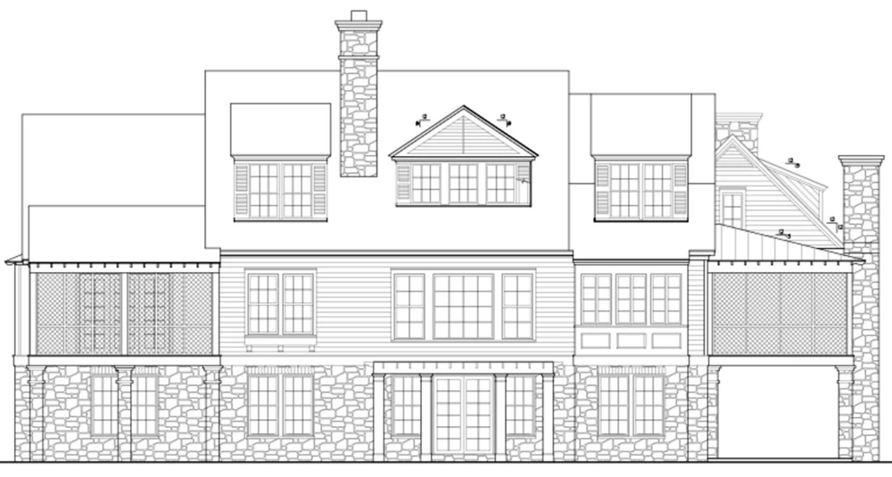 Kousa Creek Rear Elevation