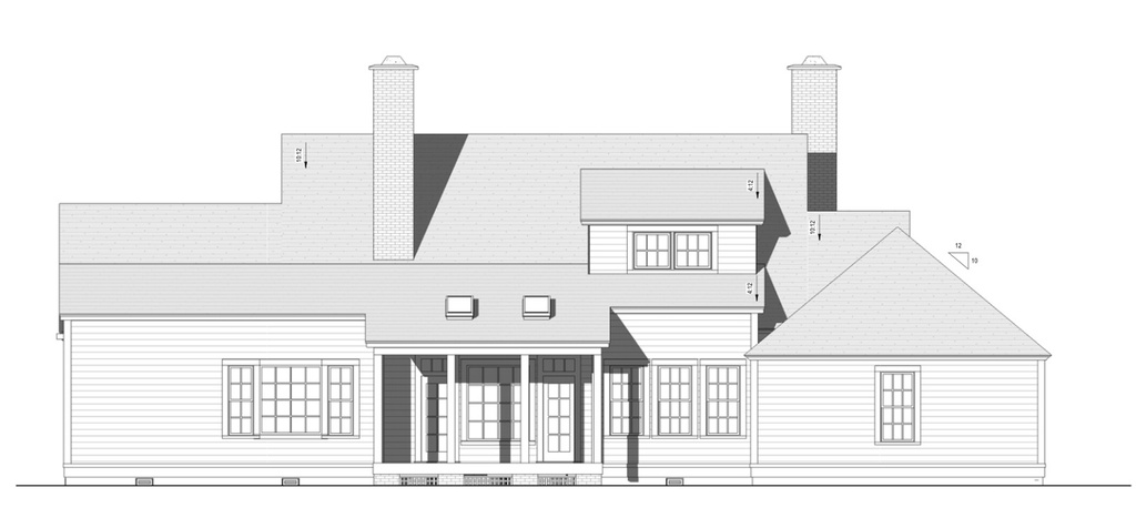 New Round Hill Rear Elevation
