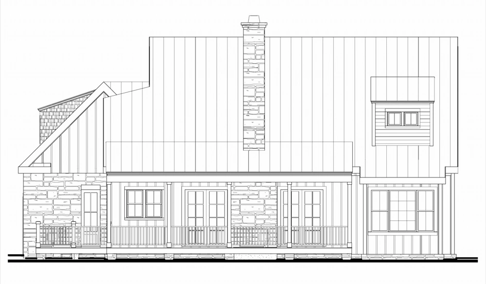 Sugar Hill Rear Elevation