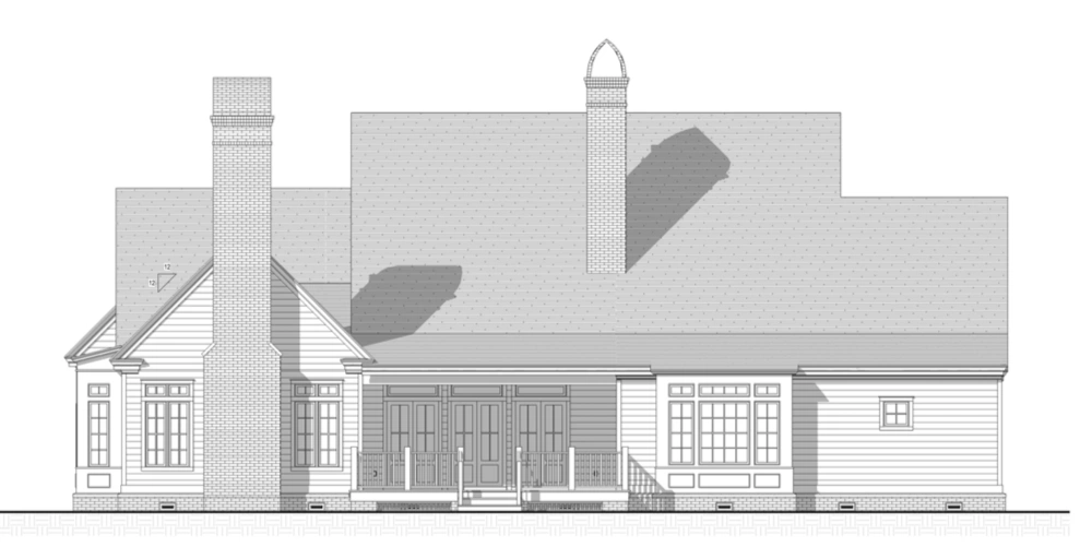 Canebrake Rear Elevation