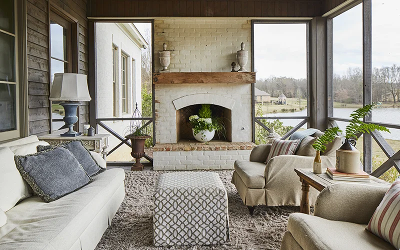 Livingston Photo Screened Porch