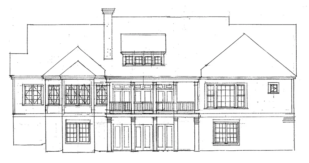 New Brookhaven Rear Elevation