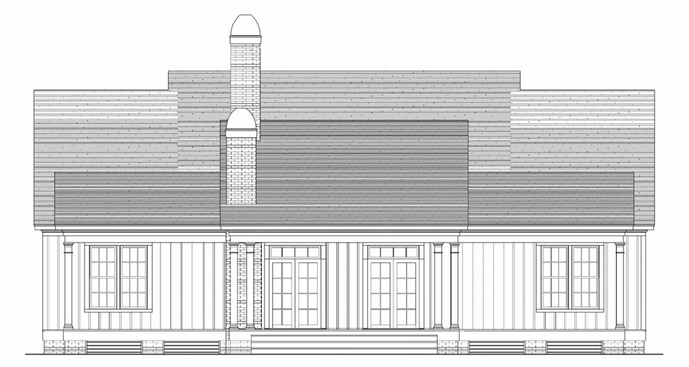 Wisteria Lane Rear Elevation