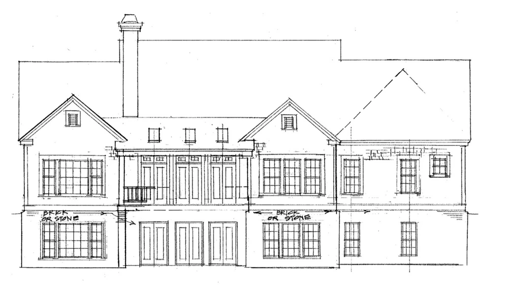 New Cooper's Bluff Rear Elevation