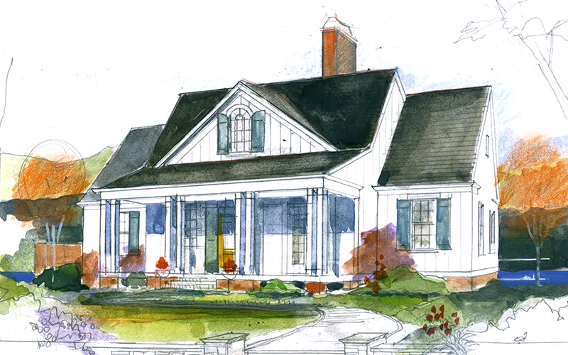 Wisteria Lane | House Plans by John Tee